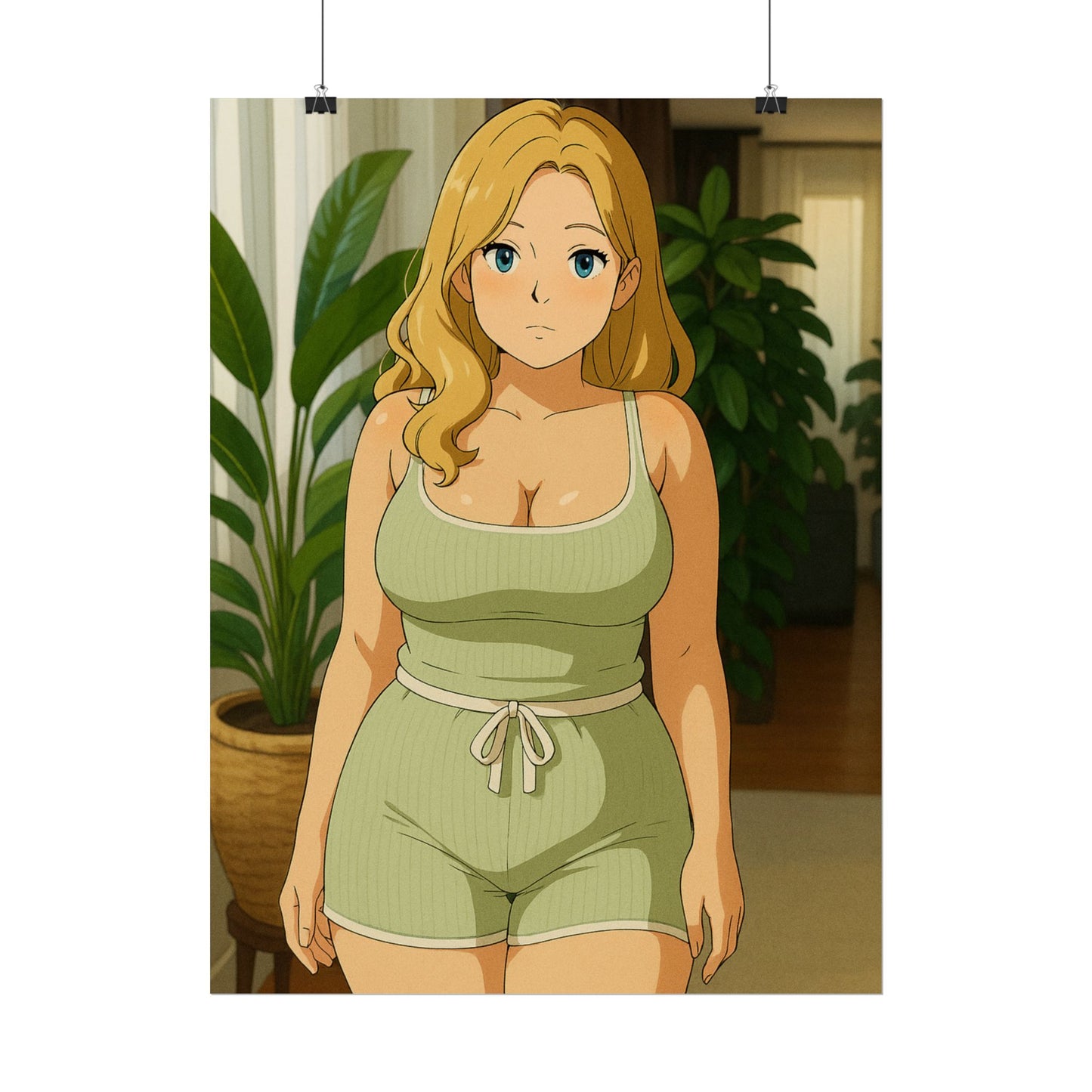 Loco Fits Anime Girls 'Good Morning' Poster