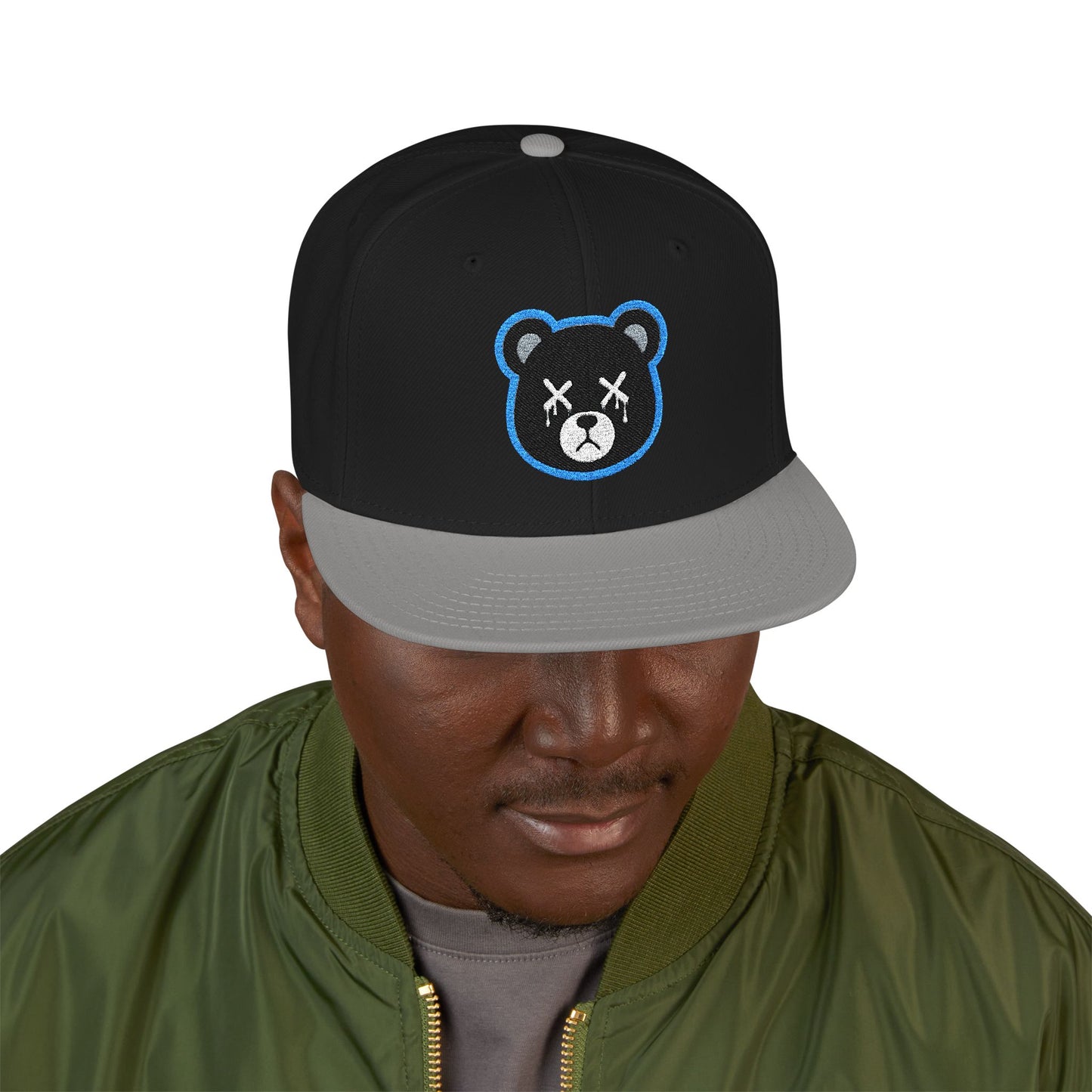 "Wicked Way" Deady Bears Carolina Blue & White Logo Snapback