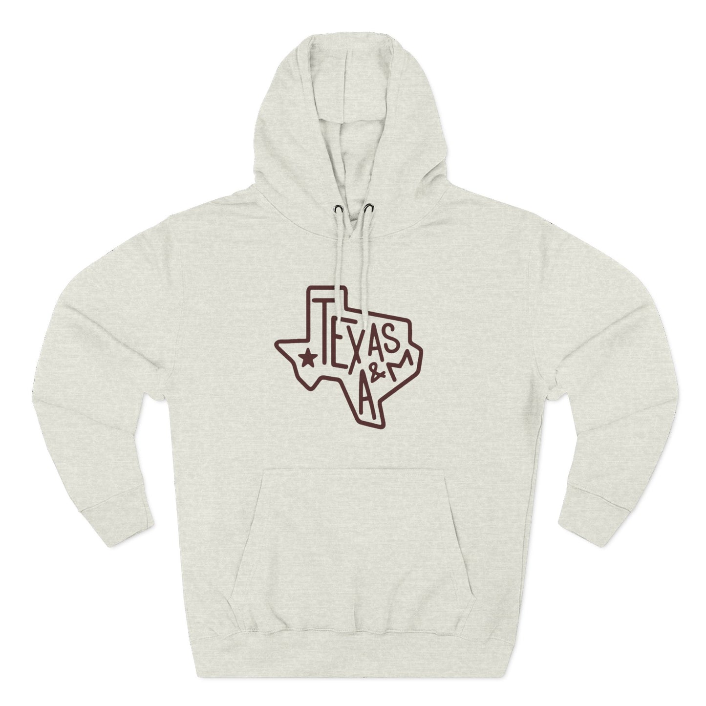 'Texas A&M State of Texas' Three-Panel Fleece Hoodie