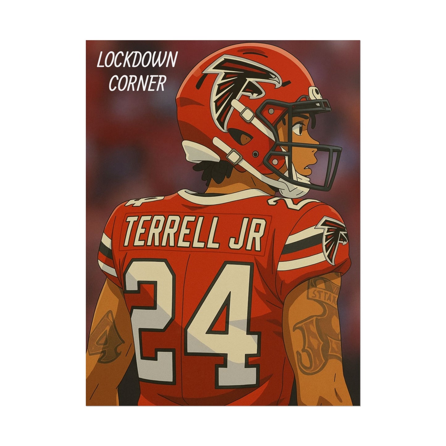 Loco Fits Anime Football 'Lockdown Corner' Poster