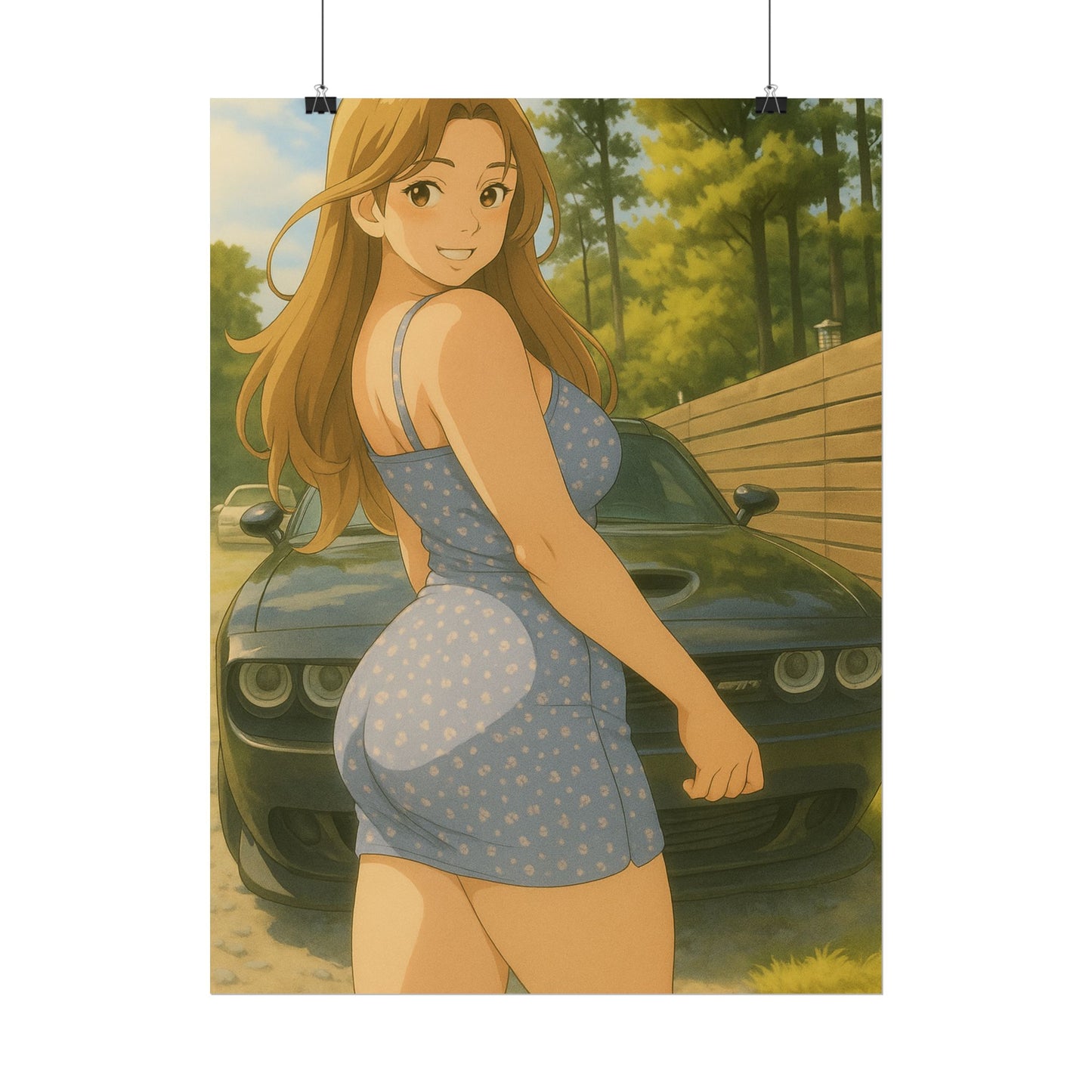 Loco Fits Anime Girls 'Want A Ride' Poster