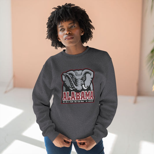 'Alabama Crimson Tide Big Al' Cotton Crewneck Sweatshirt
