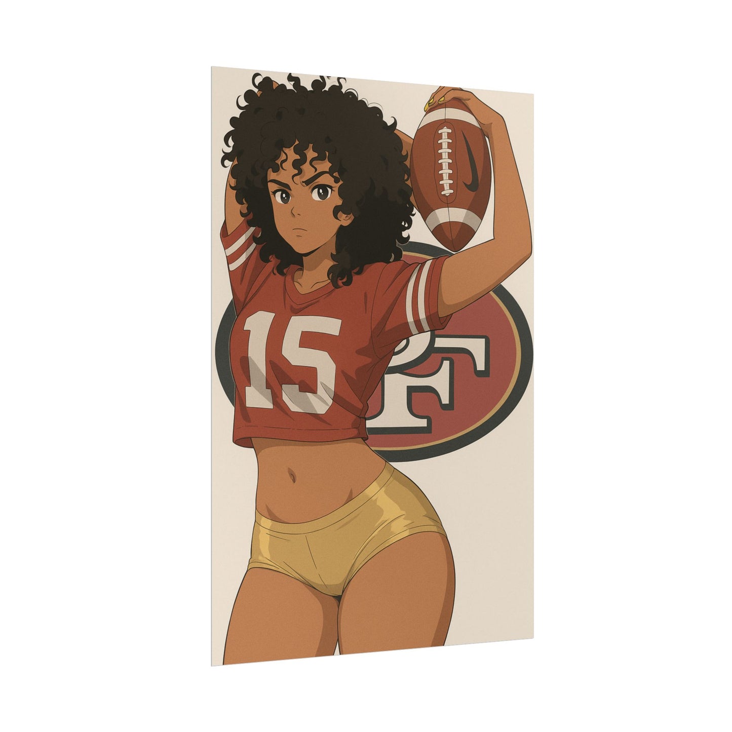 Loco Fits Anime Girls '49ers Girls 1' Poster