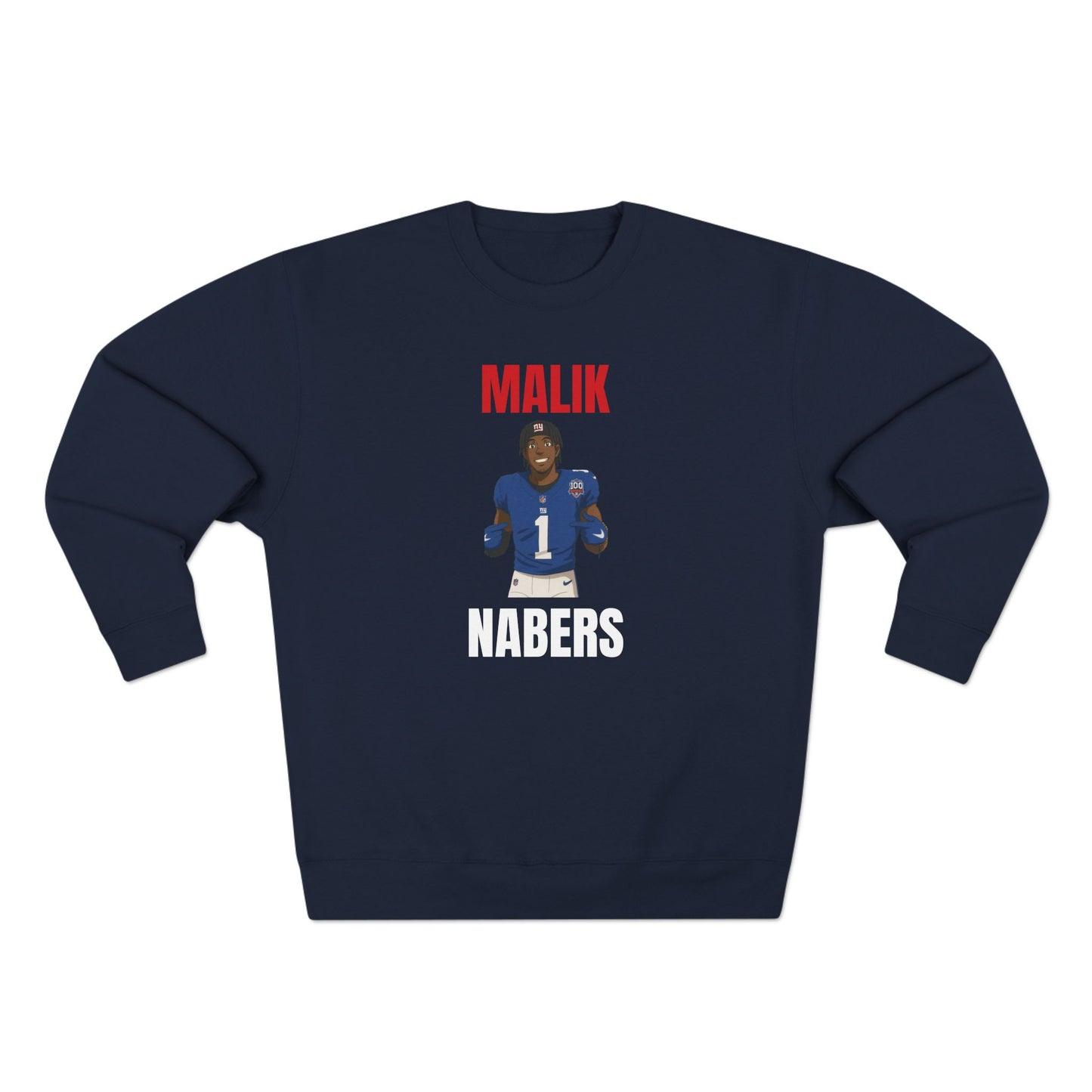 Anime Football 'Malik Nabers' Crewneck Sweatshirt