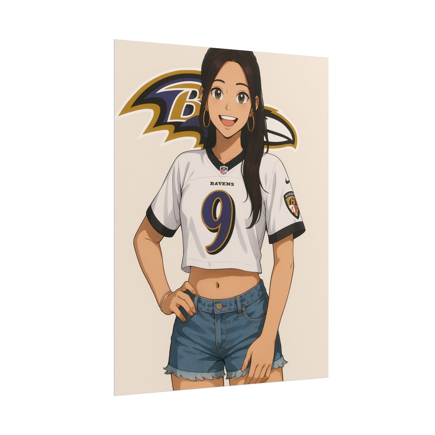 Loco Fits Anime Girls 'Ravens Girl 1' Poster