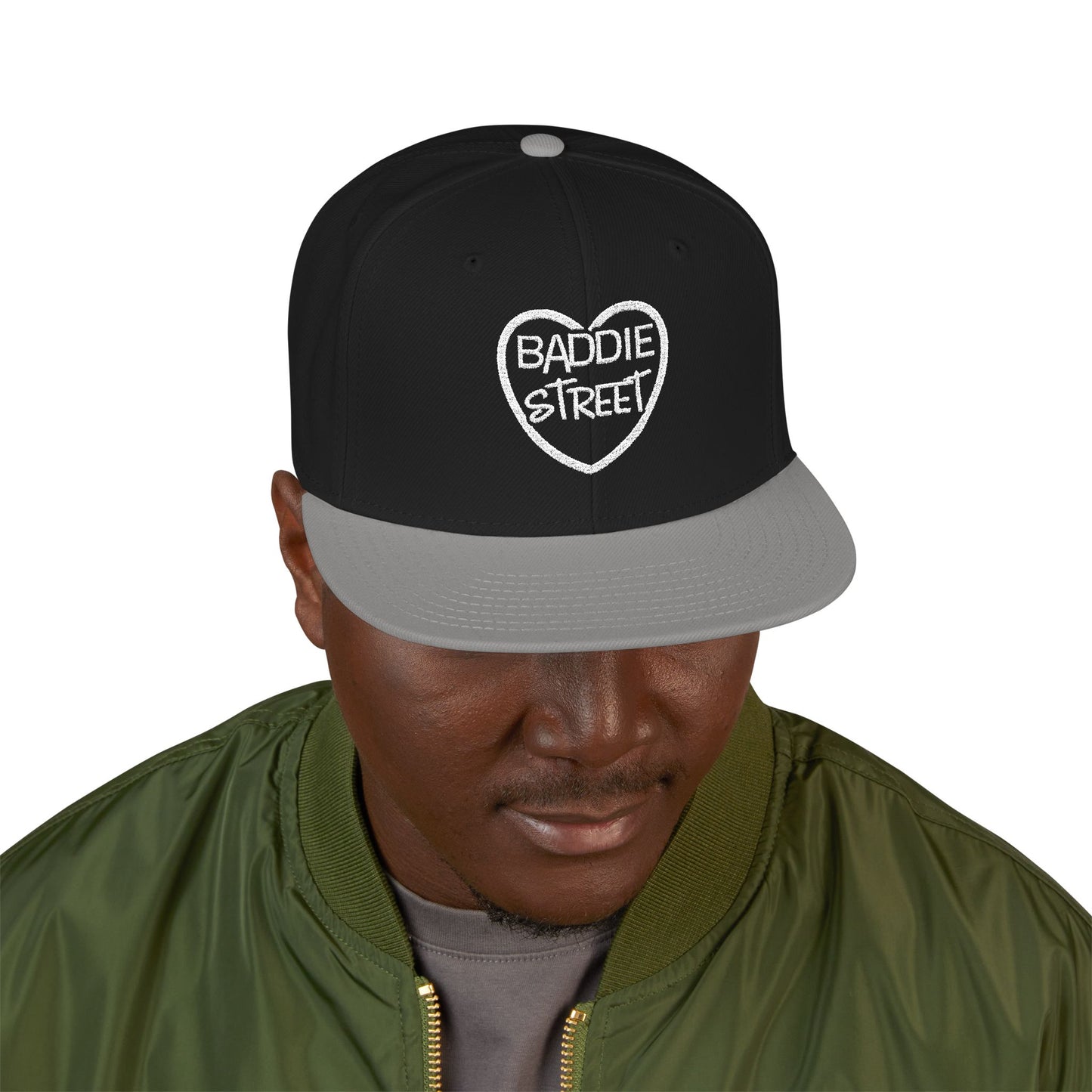 "Baddie Street" Full Heart V1 Snapback Hat