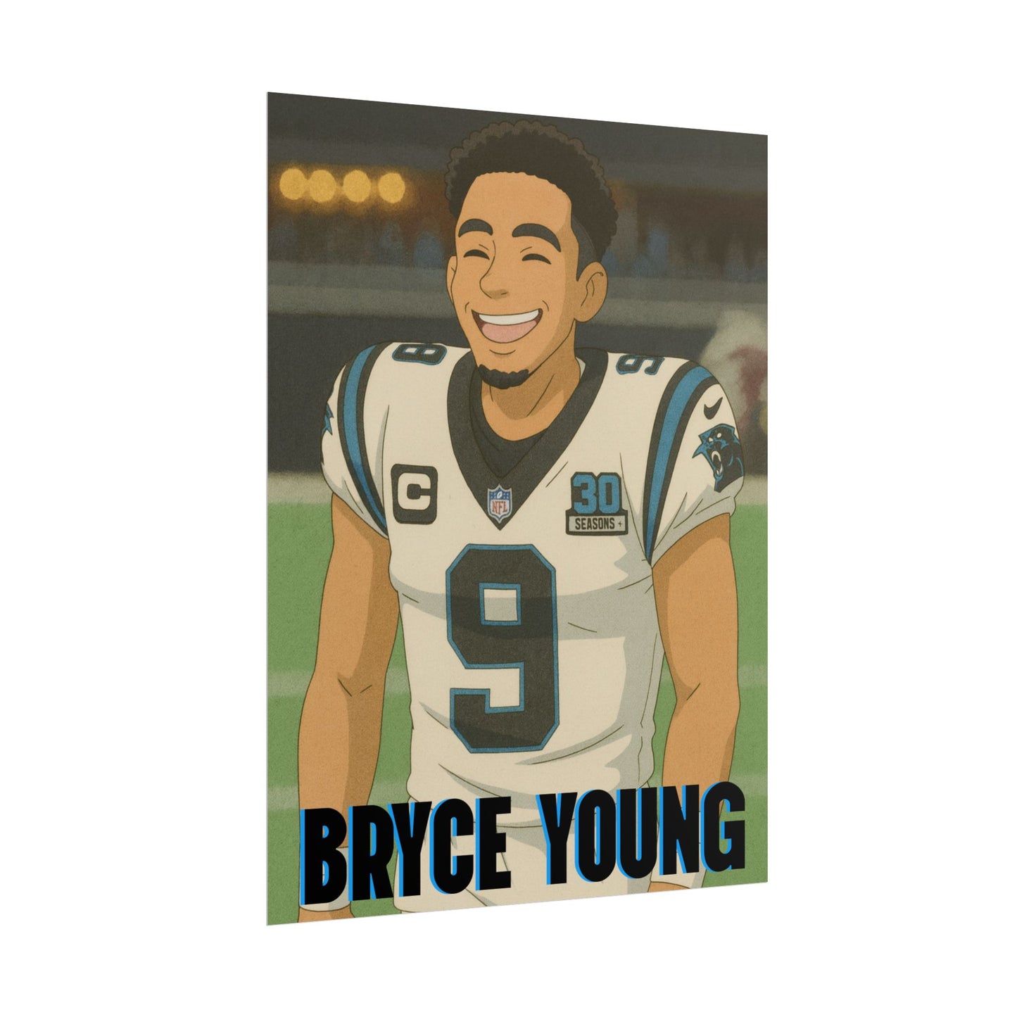 Loco Fits Anime Football 'Bryce Young' Poster