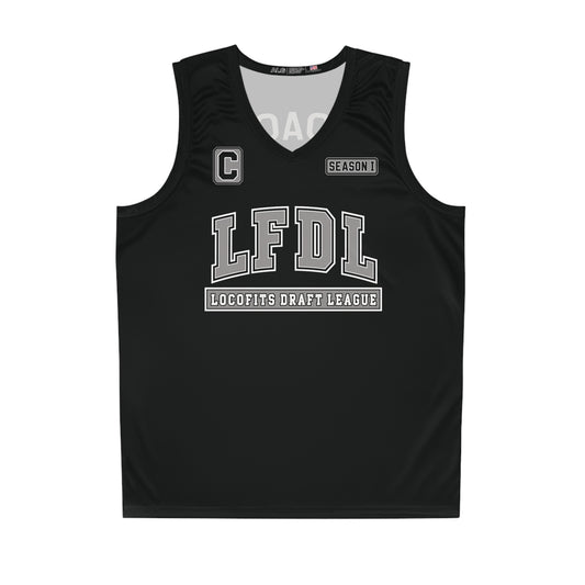LocoFits Draft League Base Season I Coach #1 Basketball Jersey