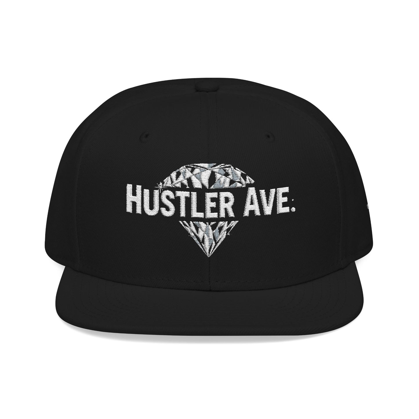 Black "Hustler Ave" #10 Diamond Status Alt. Snapback