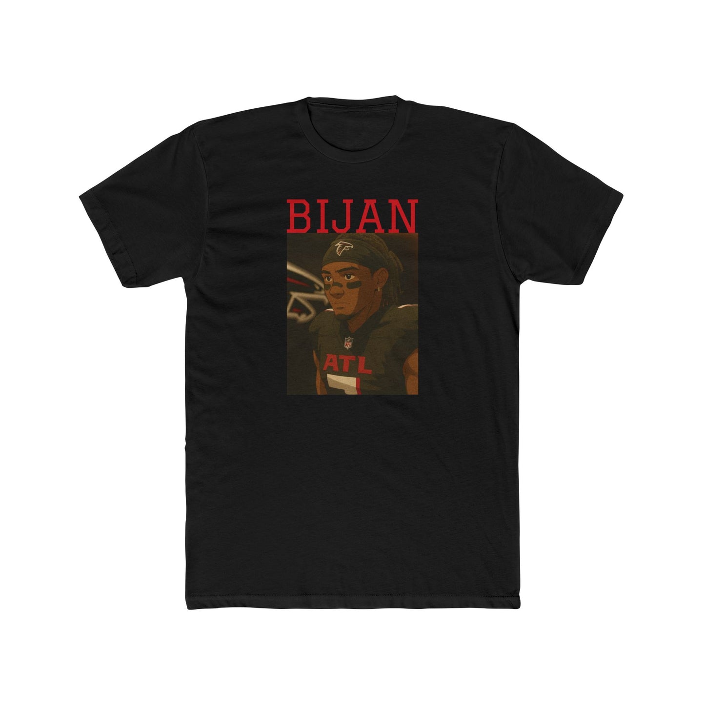 Anime Football 'Bijan' Cotton Crew Tee