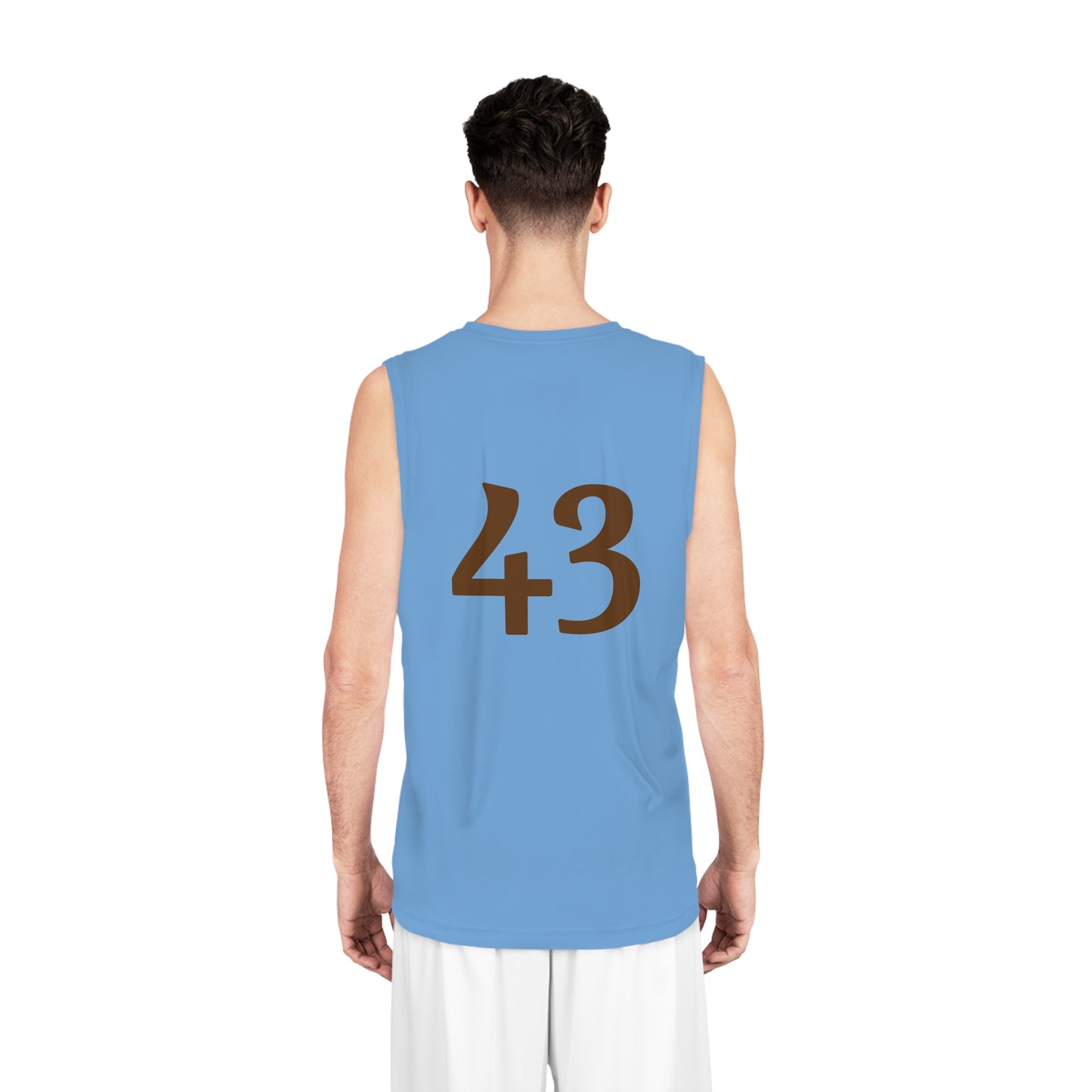 Powder Blue "Rebel Road" #43 Good Ole' Truck Basketball Jersey