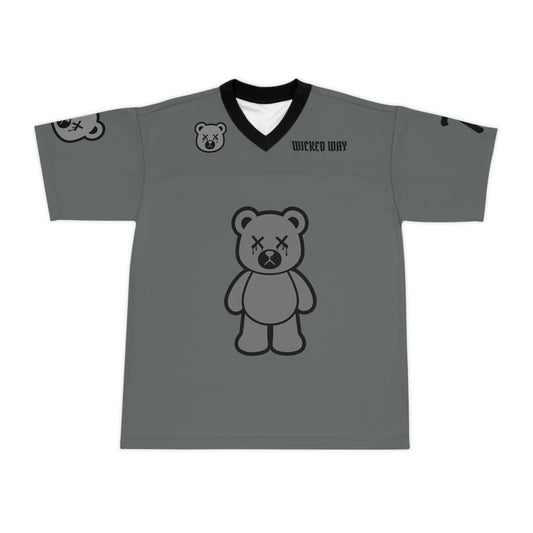 "Wicked Way" #7 Smith Deady Bears Charcoal Football Jersey