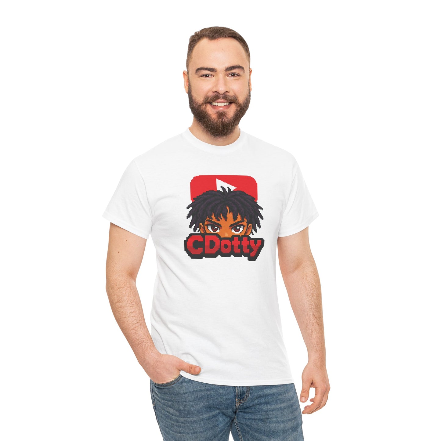 CDotty 64-Bit YouTube Unisex Heavy Cotton Tee