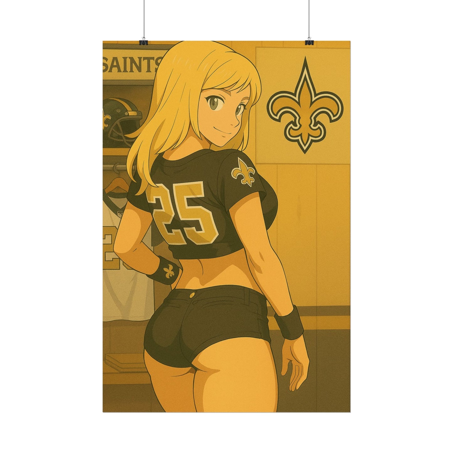 Loco Fits Anime Girls 'Saints Girl Locker Room 1' Poster