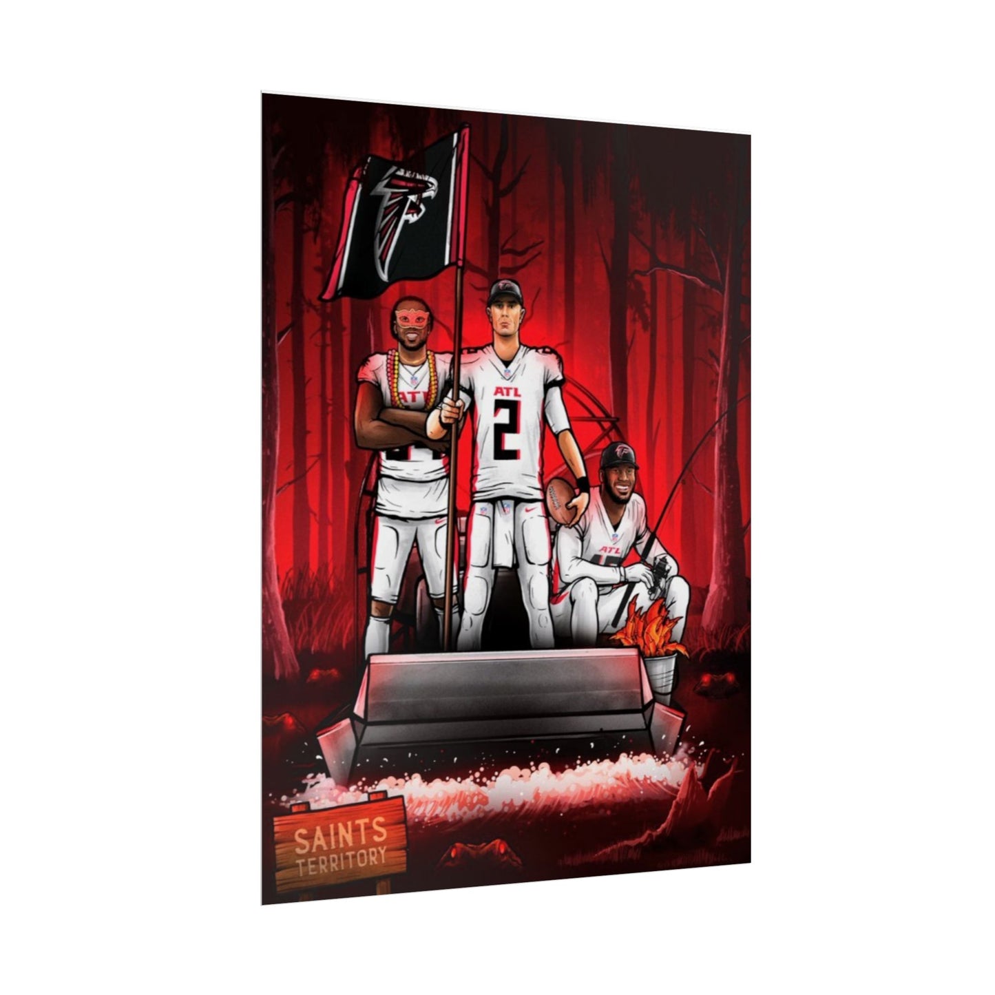 Loco Fits Dirty Birds 'Take Over Saints Territory' Poster