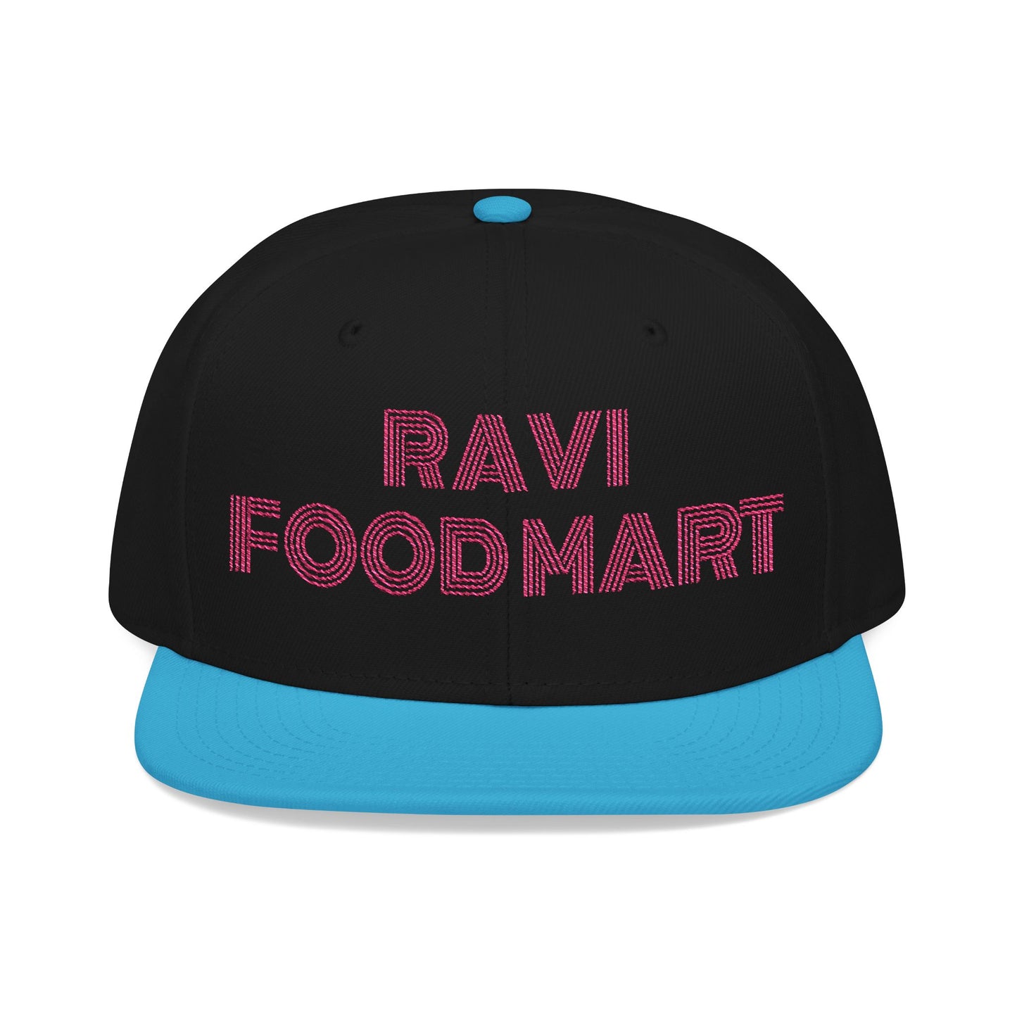Retro Ravi Food Mart Embroidered Snapback Hat