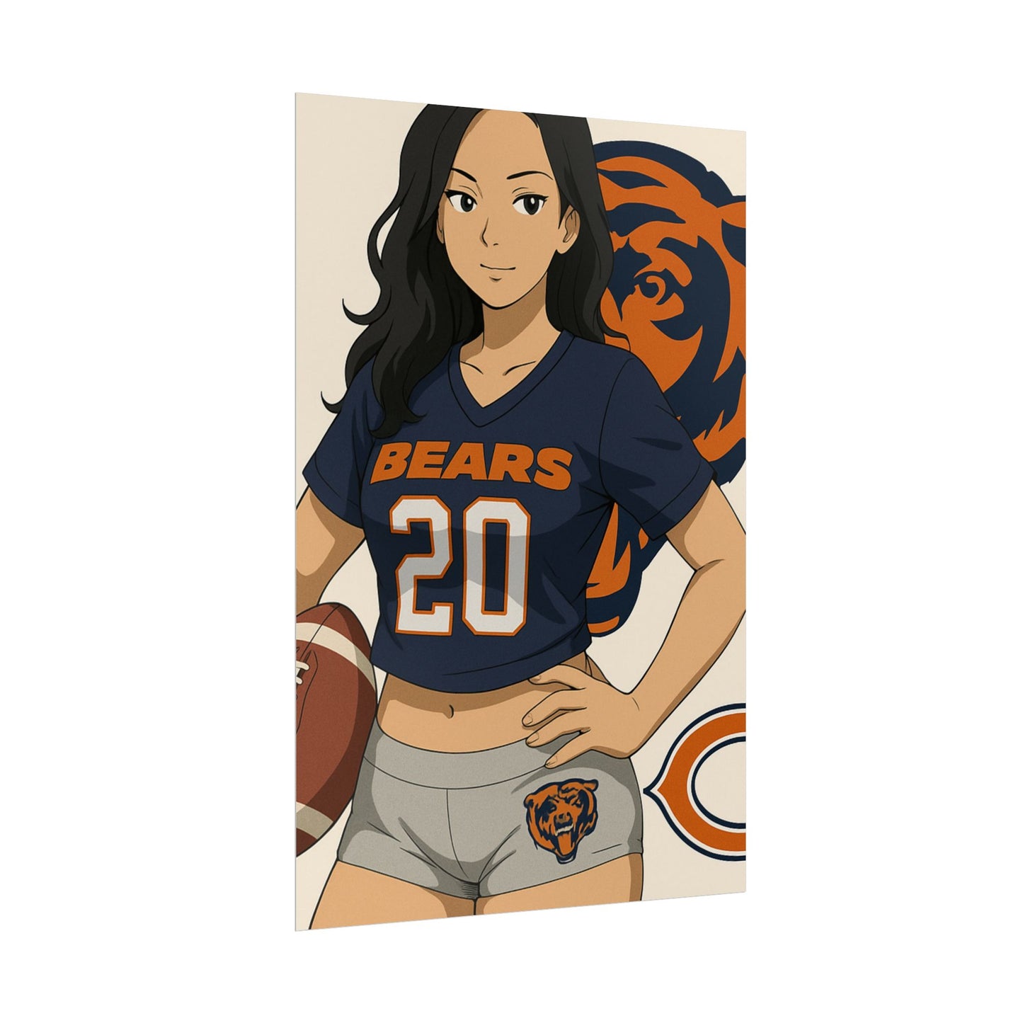 Loco Fits Anime Girls 'Bears Girl 2' Poster