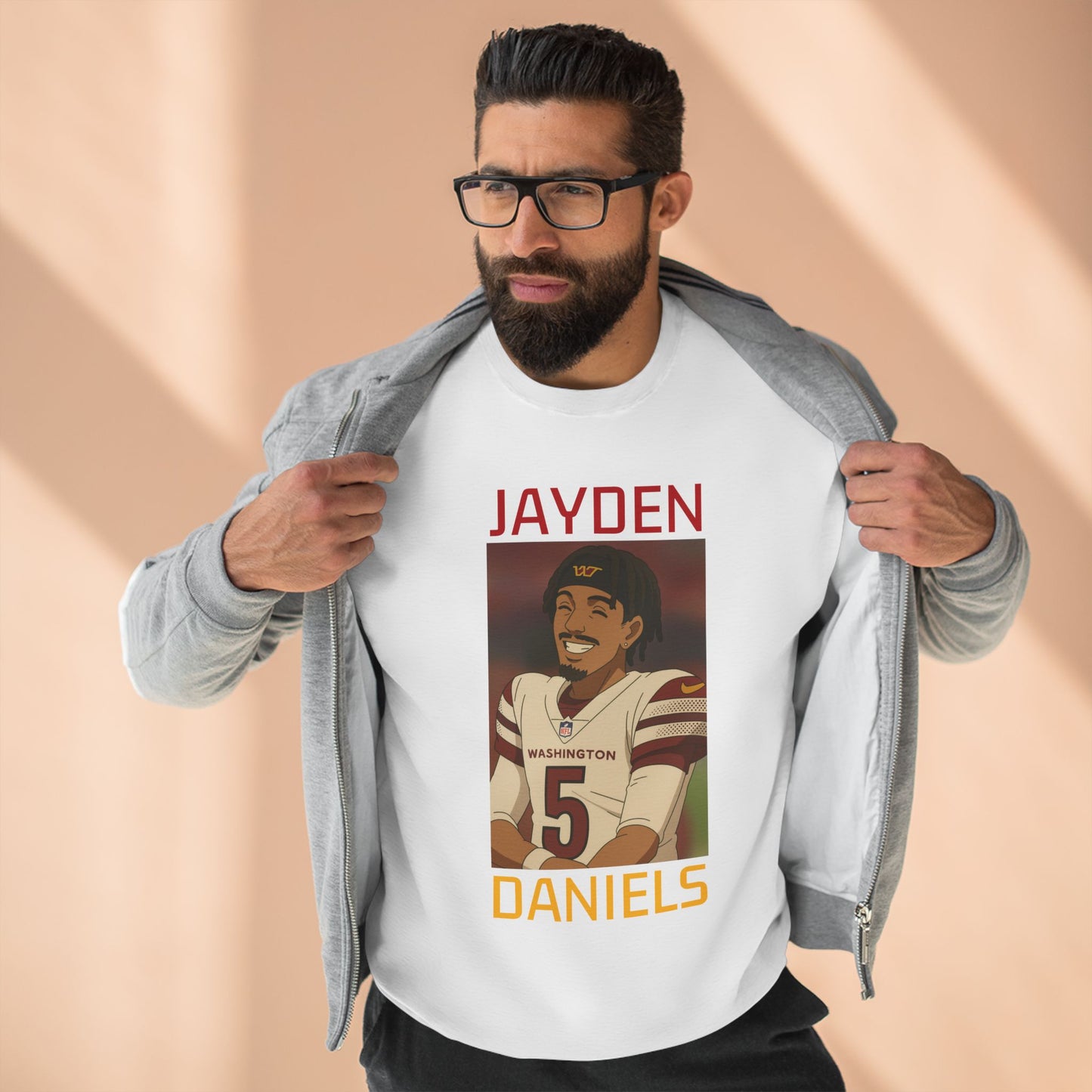 Anime Football 'Jayden Daniels' Crewneck Sweatshirt