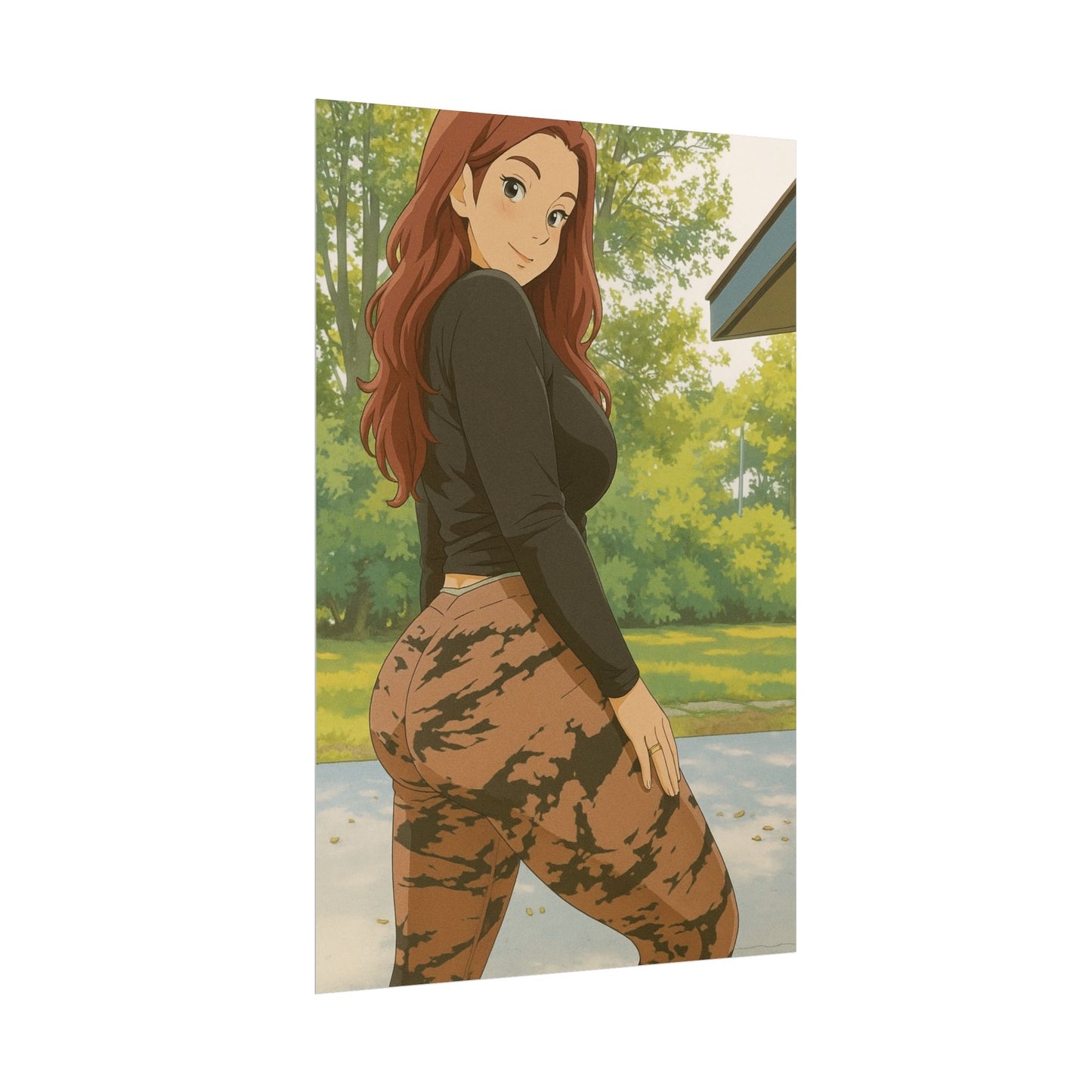 Loco Fits Anime Girls 'Let's Go For A Run' Poster