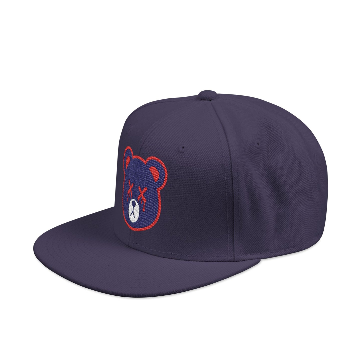 "Wicked Way" Deady Bears Navy Blue & Red Logo Snapback