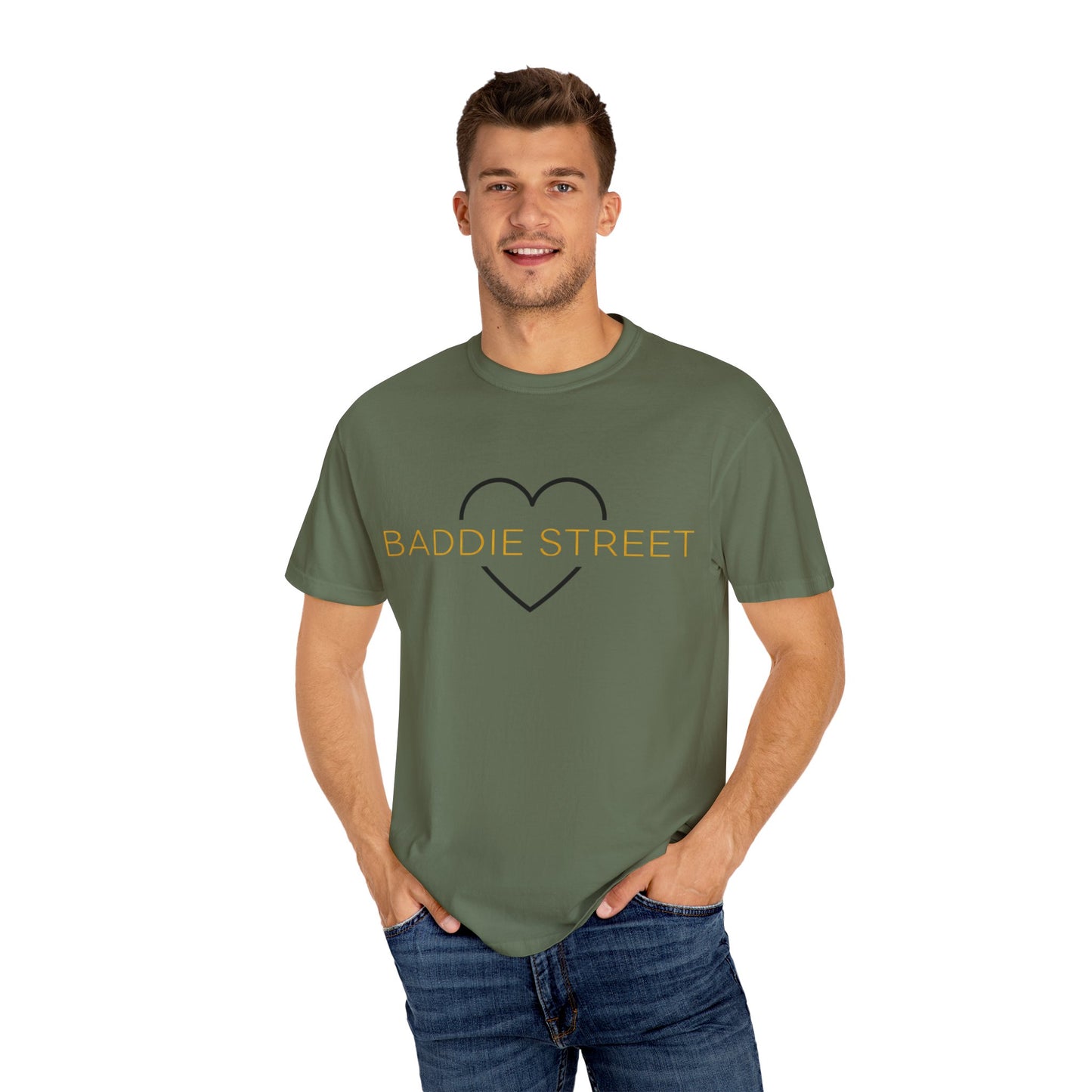 "Baddie Street" Classy Heart Gold Multi Color Option T-Shirt