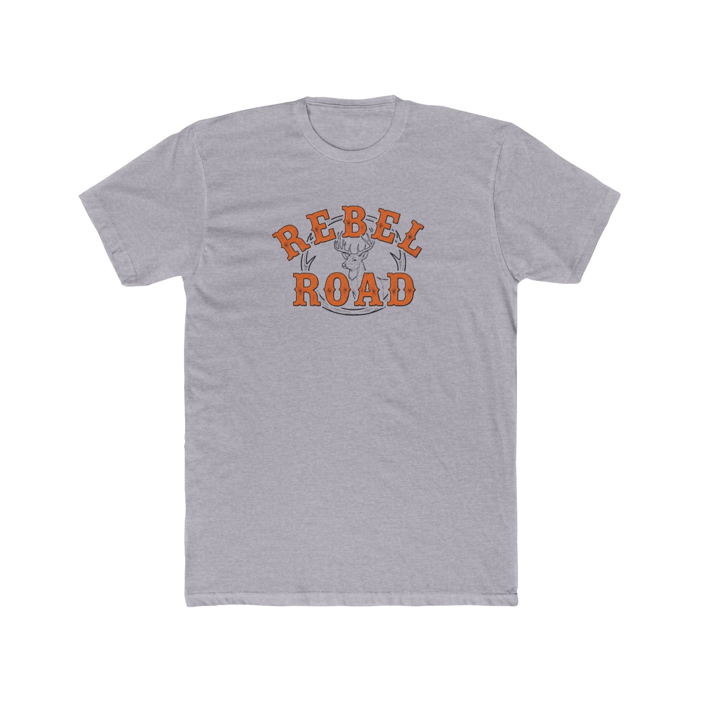 "Rebel Road" Buck Hunting Season Cotton Crew Tee
