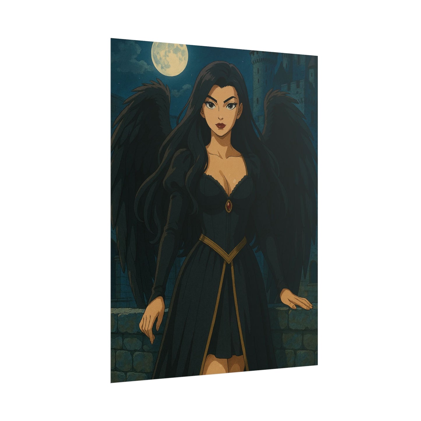 Loco Fits Anime Girls 'Dark Angel' Poster