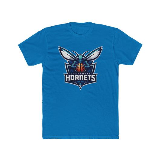 Loco Fits New "NBA Charlotte Hornets Basketball Concept Logo" Cotton Crew Tee