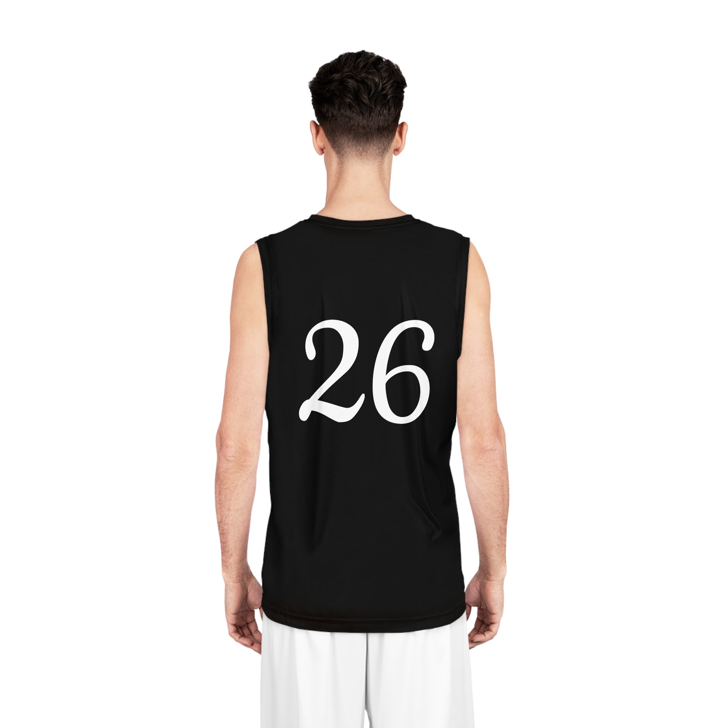 Black "Hustler Ave" #26 All Business Briefcase Alt. Basketball Jersey