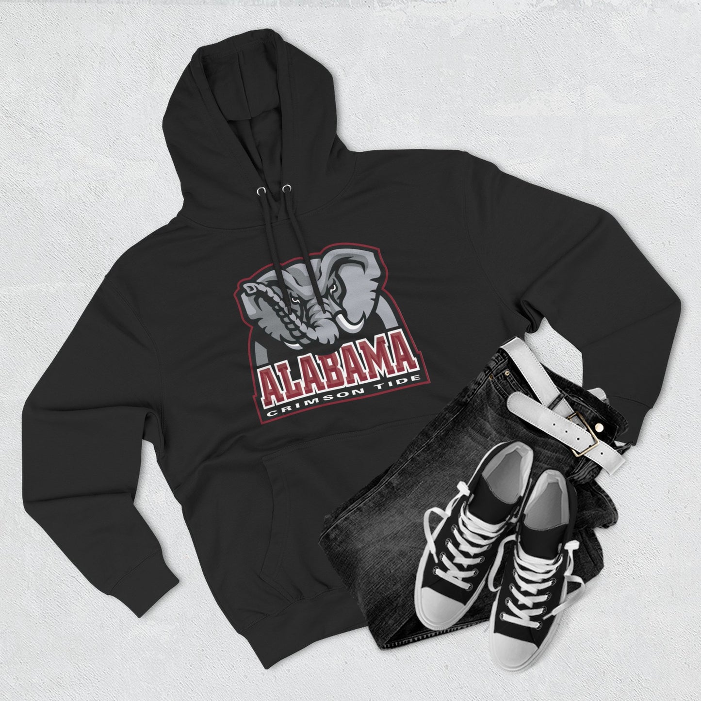 'Alabama Crimson Tide Big Al' Three-Panel Fleece Hoodie