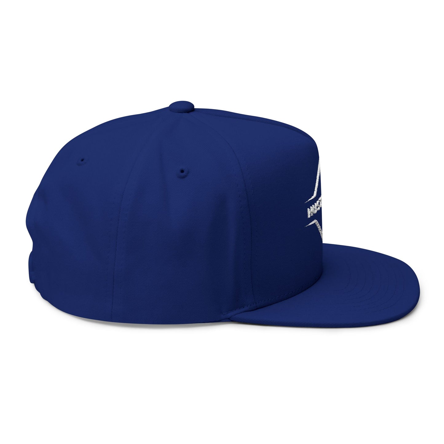 Blue "Hustler Ave" #42 Avalanche Motion Snapback