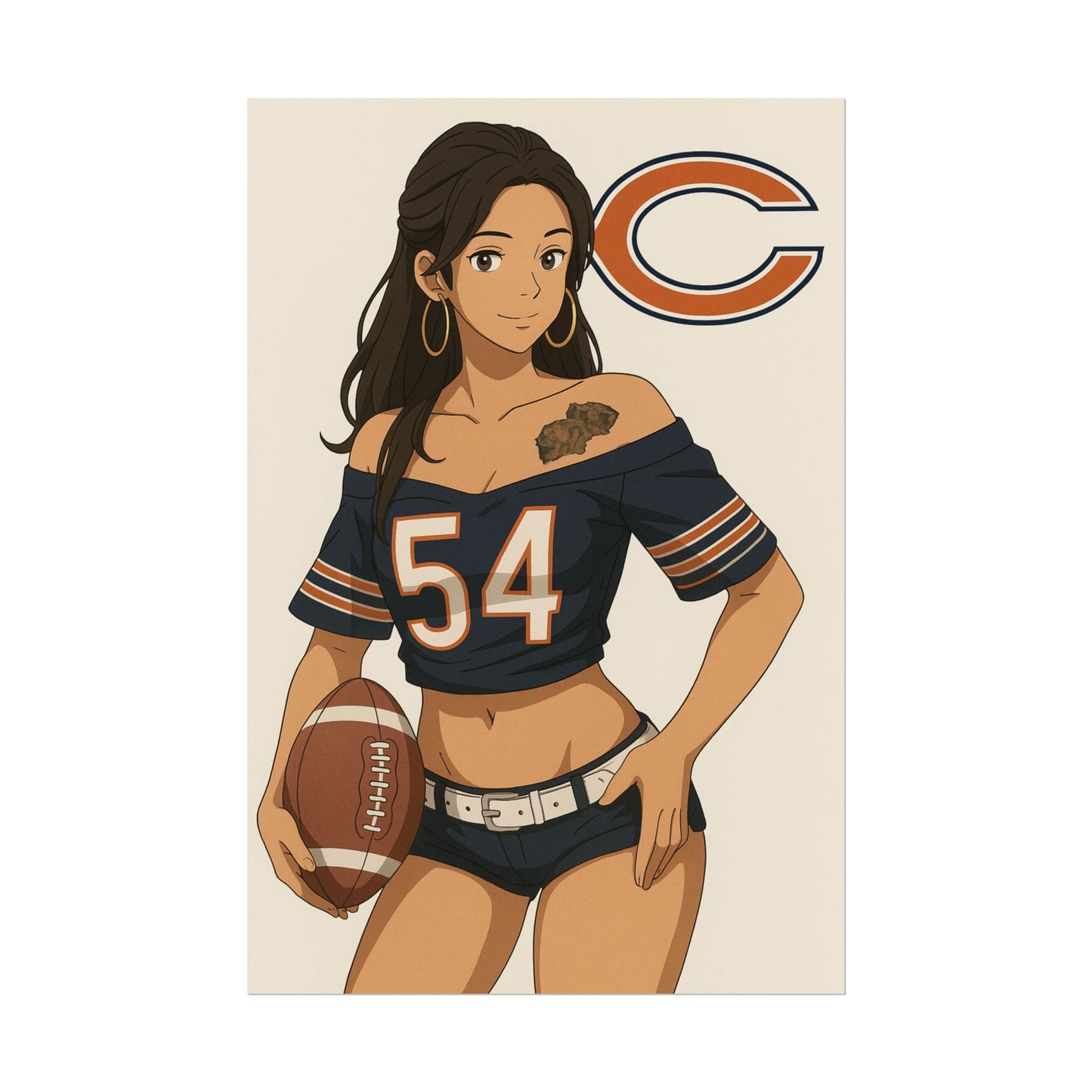 Loco Fits Anime Girls 'Bears Girl 1' Poster