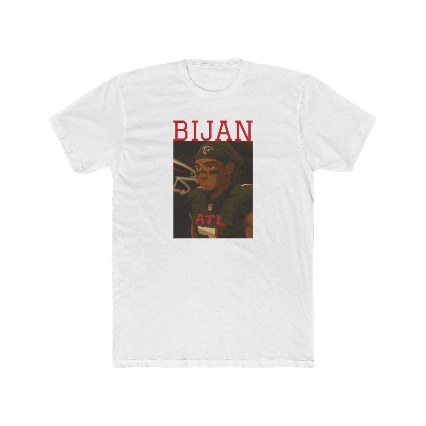 Anime Football 'Bijan' Cotton Crew Tee