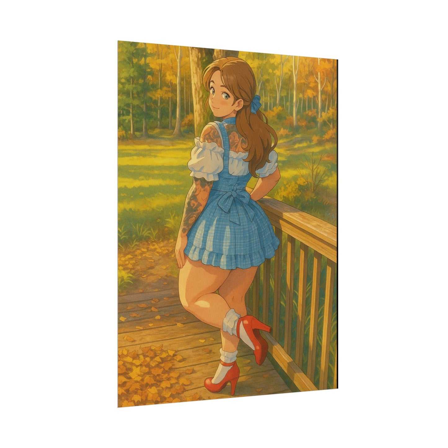 Loco Fits Anime Girls 'Oh My Dorothy' Poster