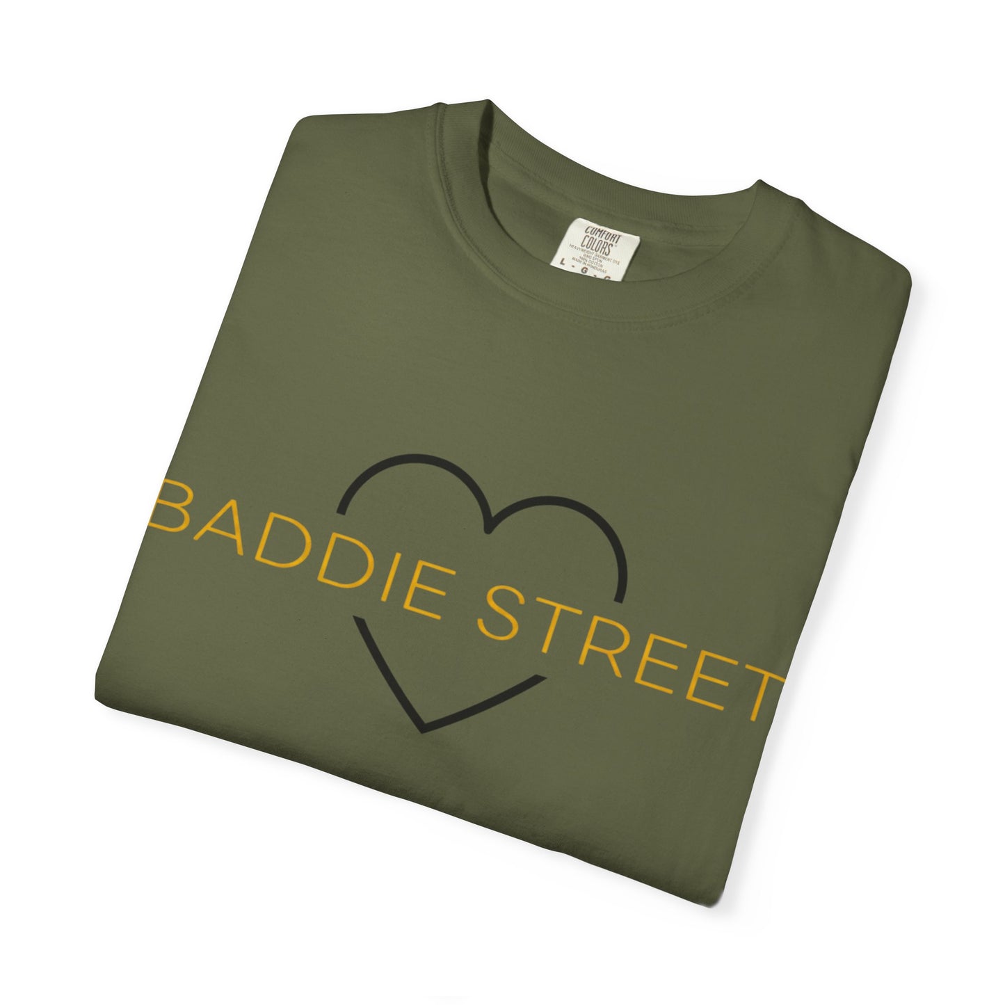 "Baddie Street" Classy Heart Gold Multi Color Option T-Shirt