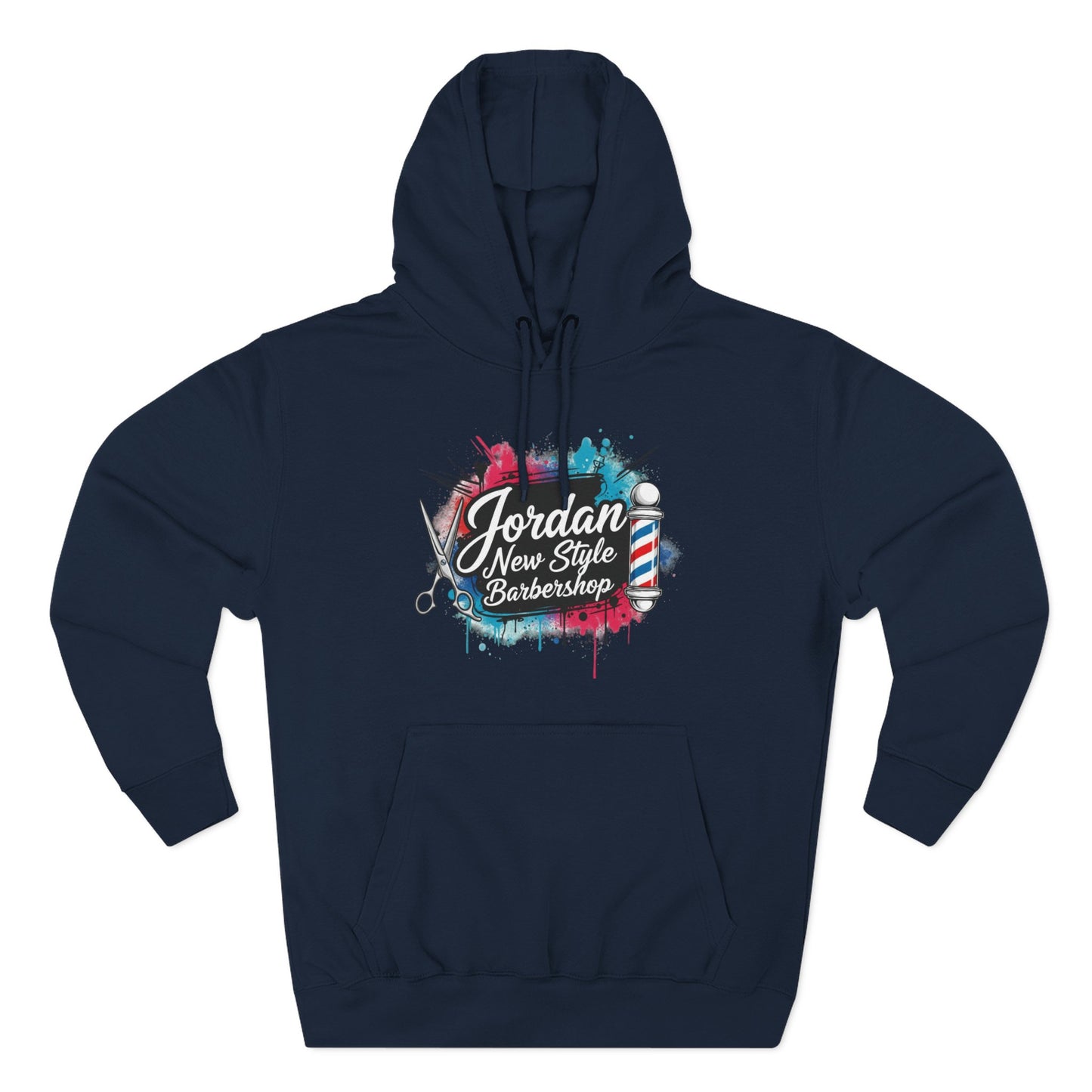 Jordan New Style Barbershop Alternative Logo V2 College Hoodie