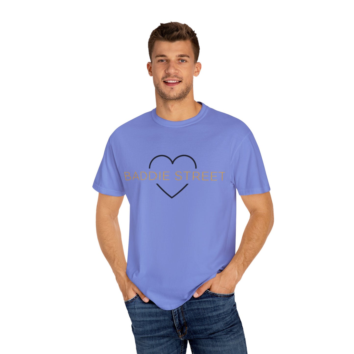 "Baddie Street" Classy Heart Gold Multi Color Option T-Shirt