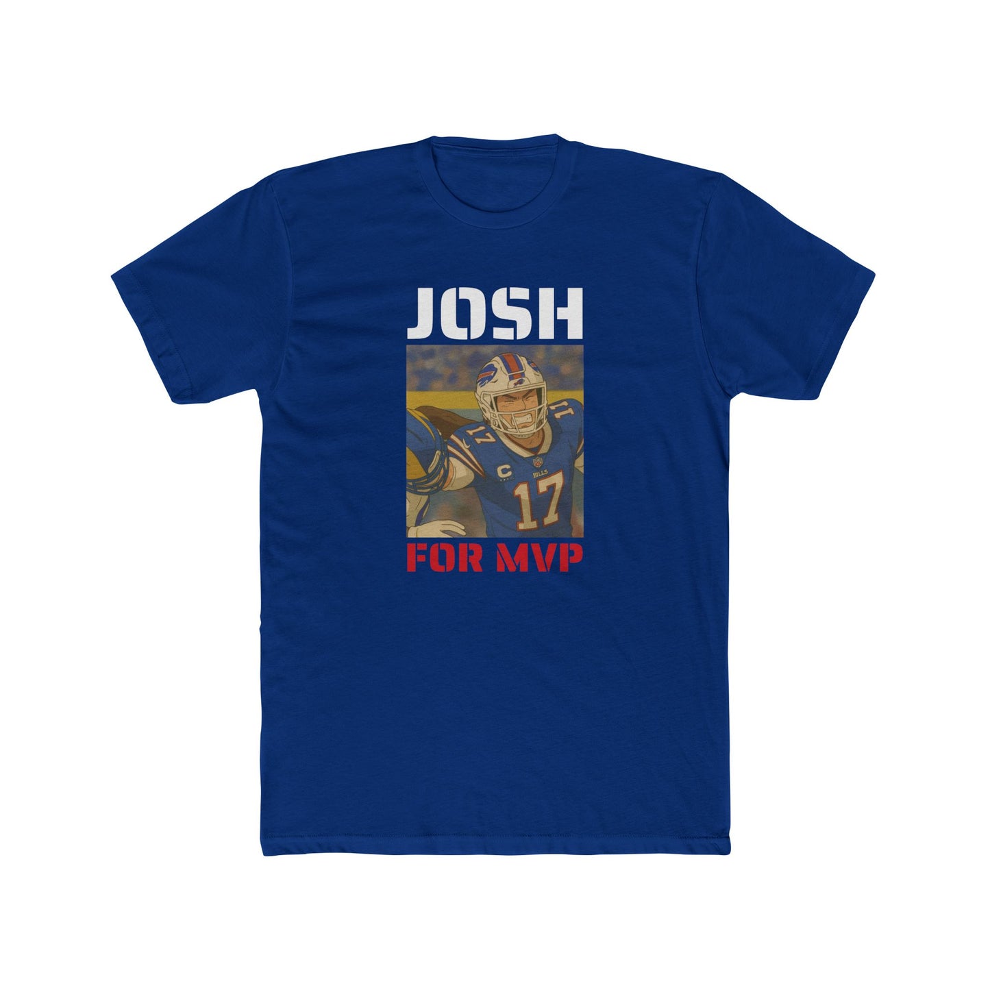 Anime Football 'Josh For MVP' Cotton Crew Tee
