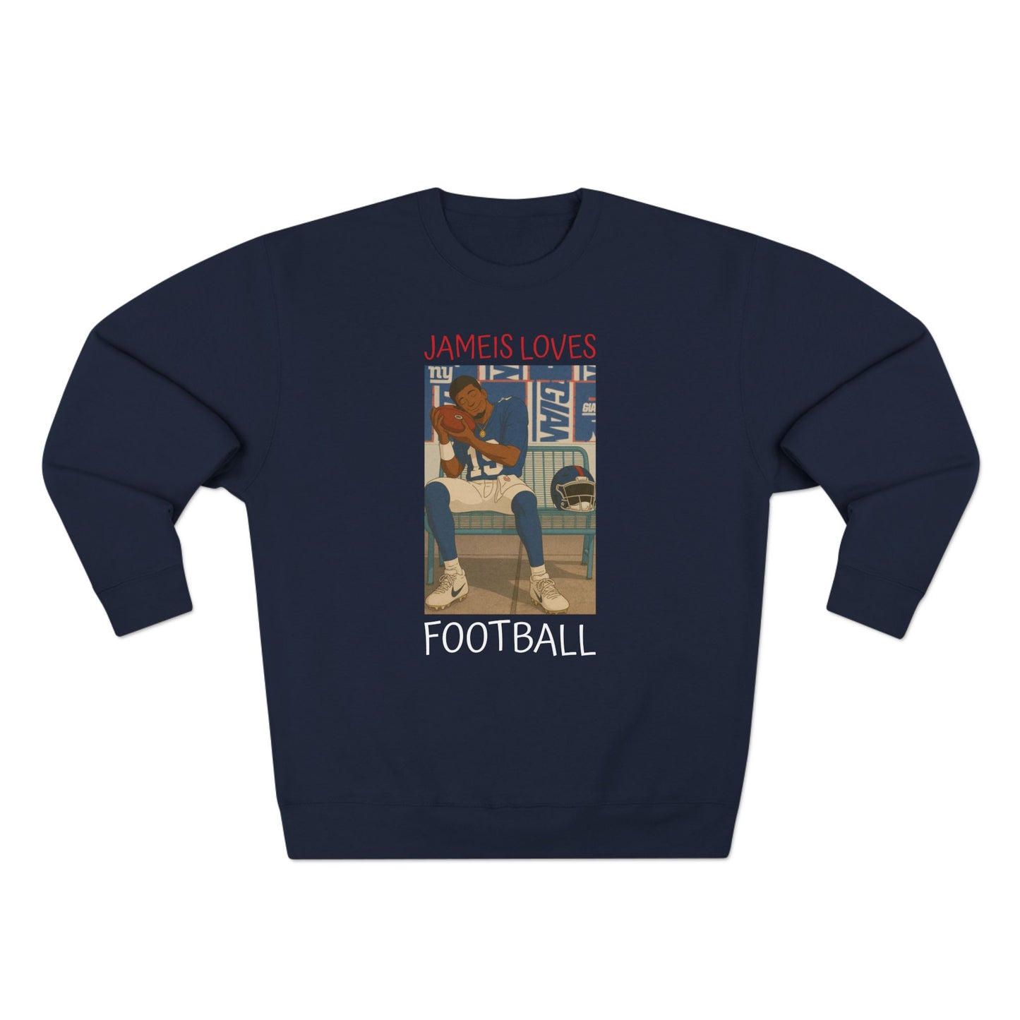Anime Football 'Jameis Loves Football' Crewneck Sweatshirt