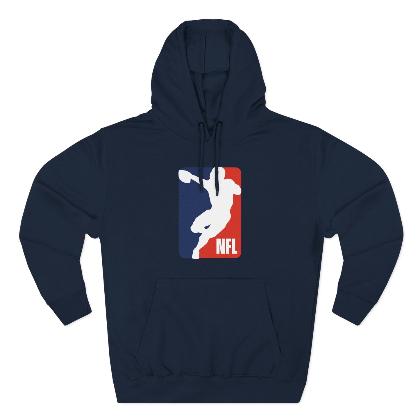 Loco Fits 'NFL Concept Logo' Three-Panel Fleece Hoodie