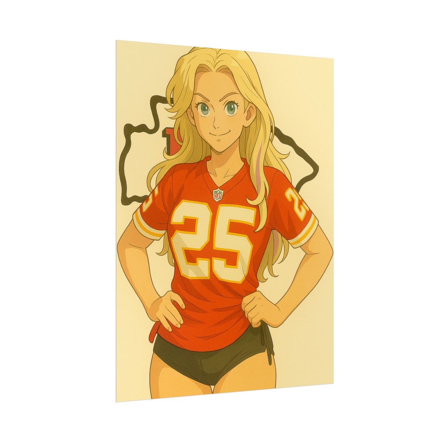 Loco Fits Anime Girls 'K City Girl 1' Poster