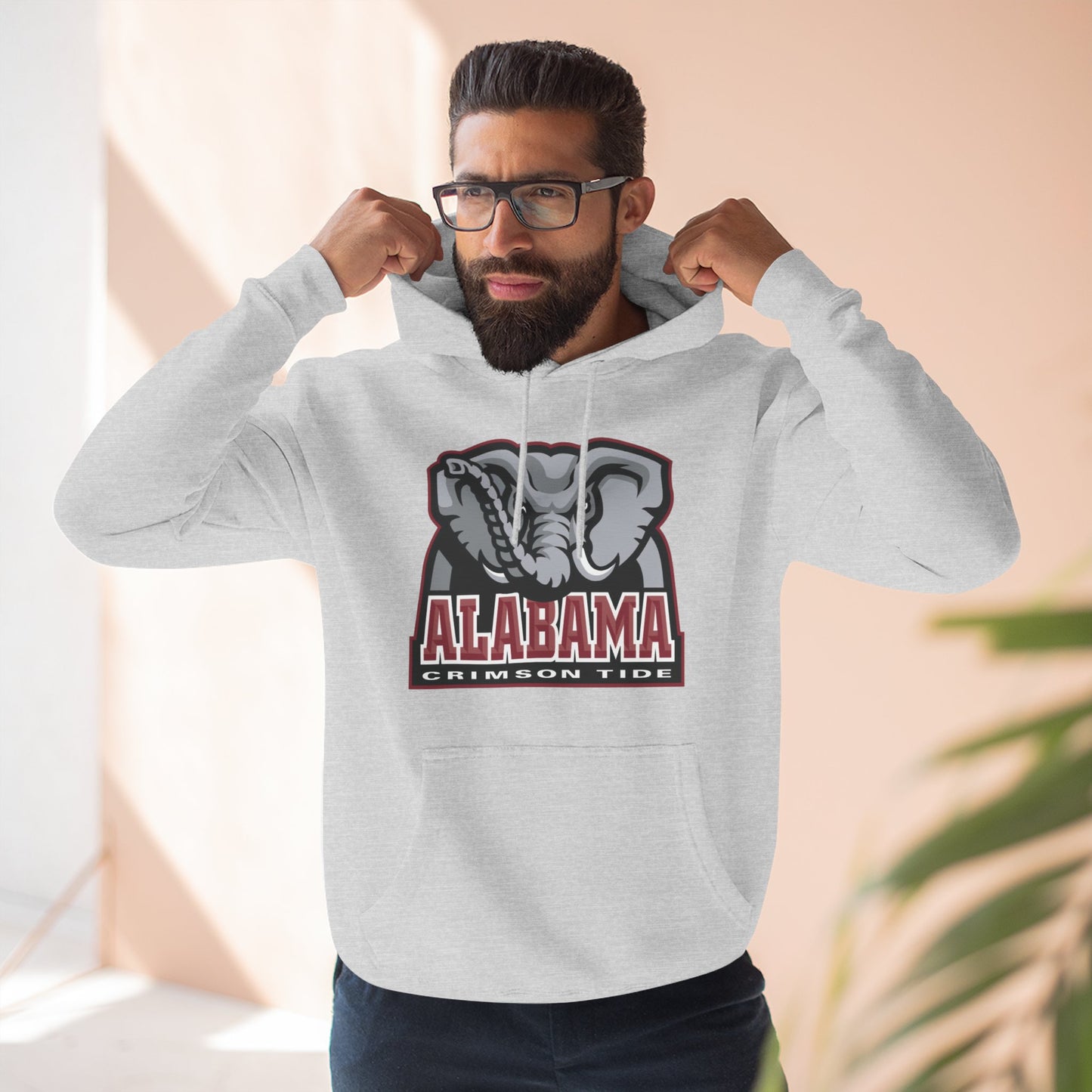 'Alabama Crimson Tide Big Al' Three-Panel Fleece Hoodie