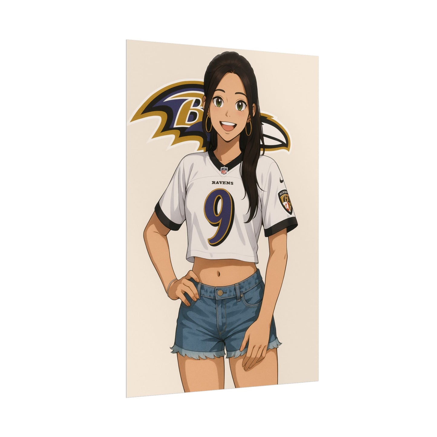 Loco Fits Anime Girls 'Ravens Girl 1' Poster