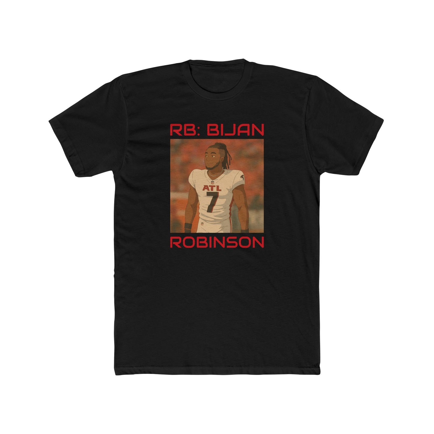 Anime Football 'RB: Bijan Robinson' Cotton Crew Tee