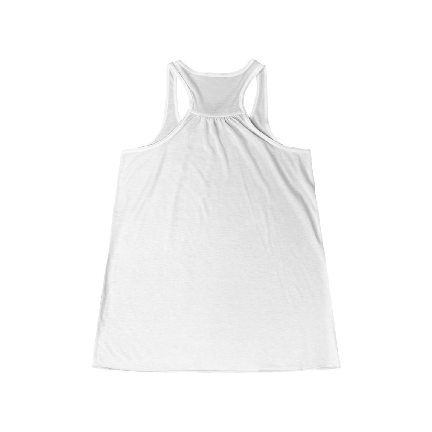 "Baddie Street" Dying Love Skull & Rose Women's Flowy Racerback Tank Top