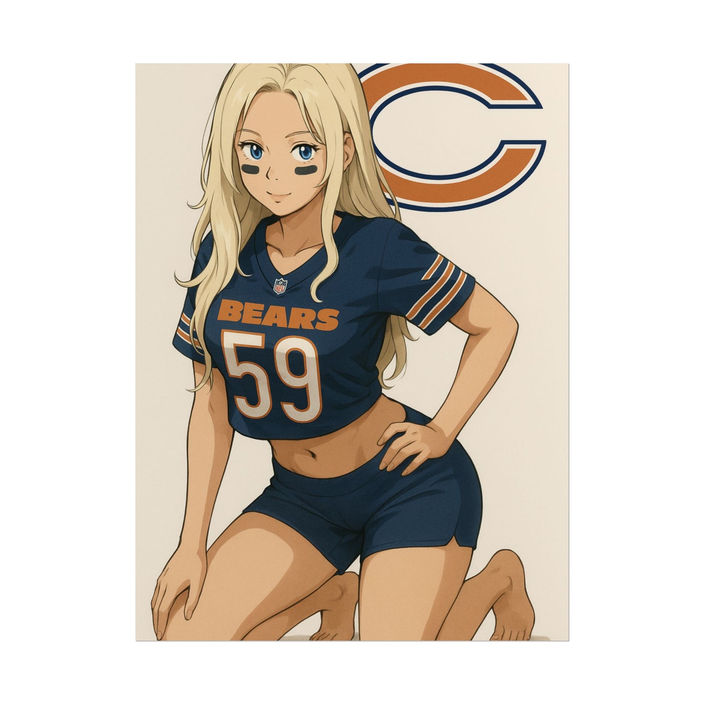 Loco Fits Anime Girls 'Bears Girl 3' Poster