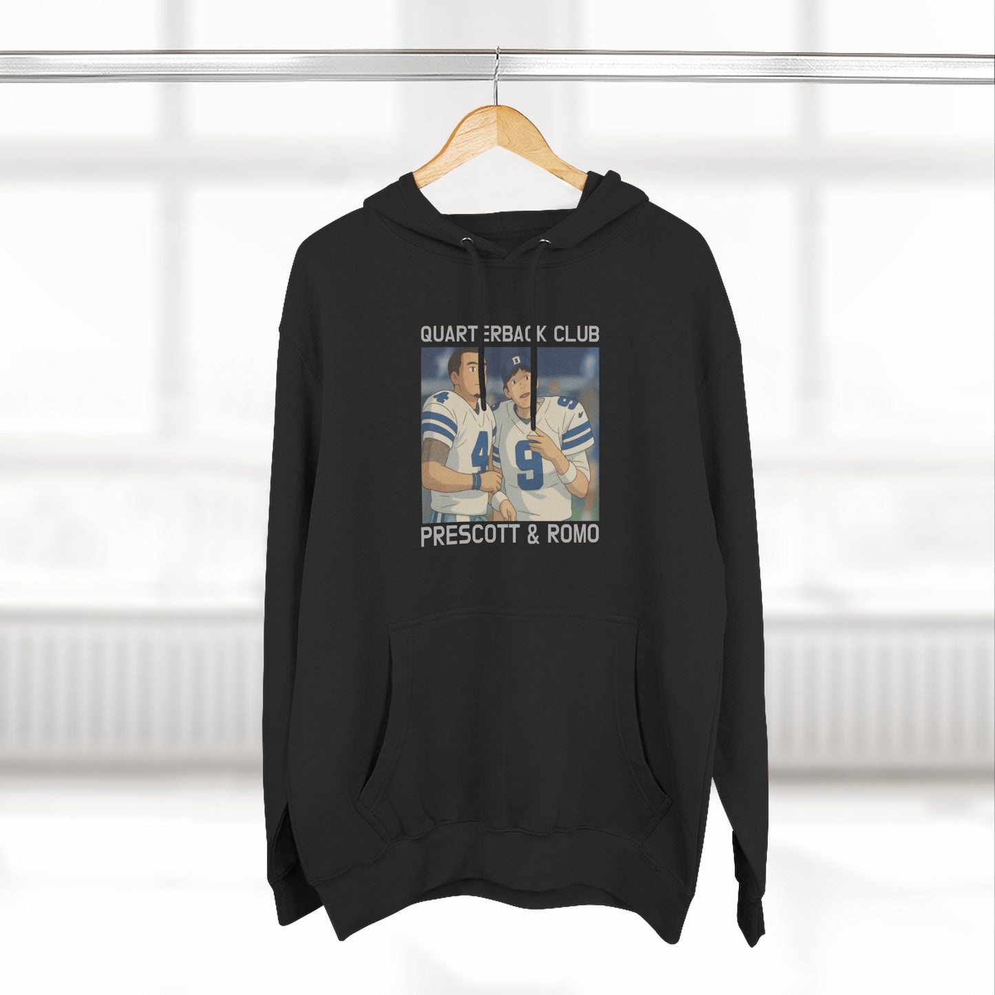 Anime Football 'Quarterback Club Prescott & Romo' Three-Panel Fleece Hoodie