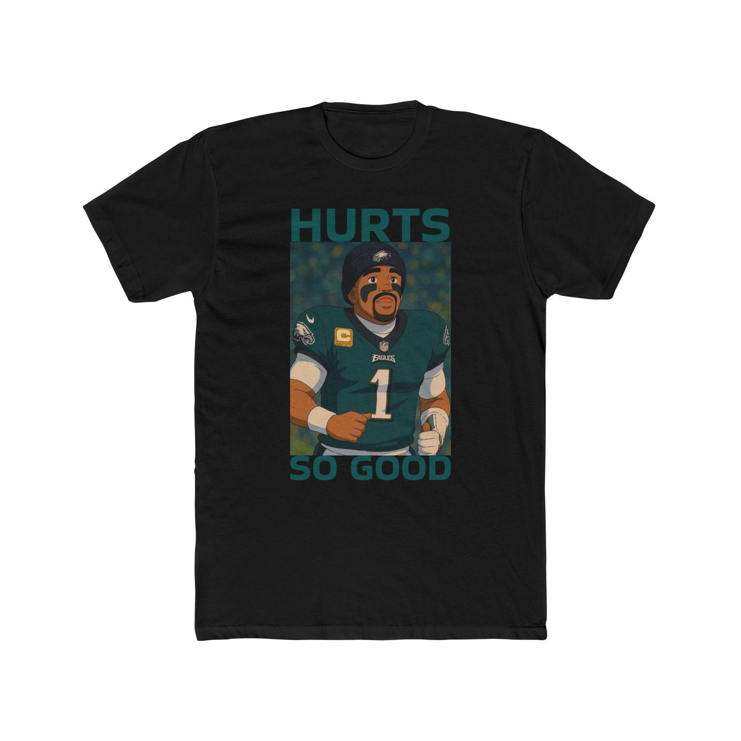 Anime Football 'Hurts So Good' Cotton Crew Tee