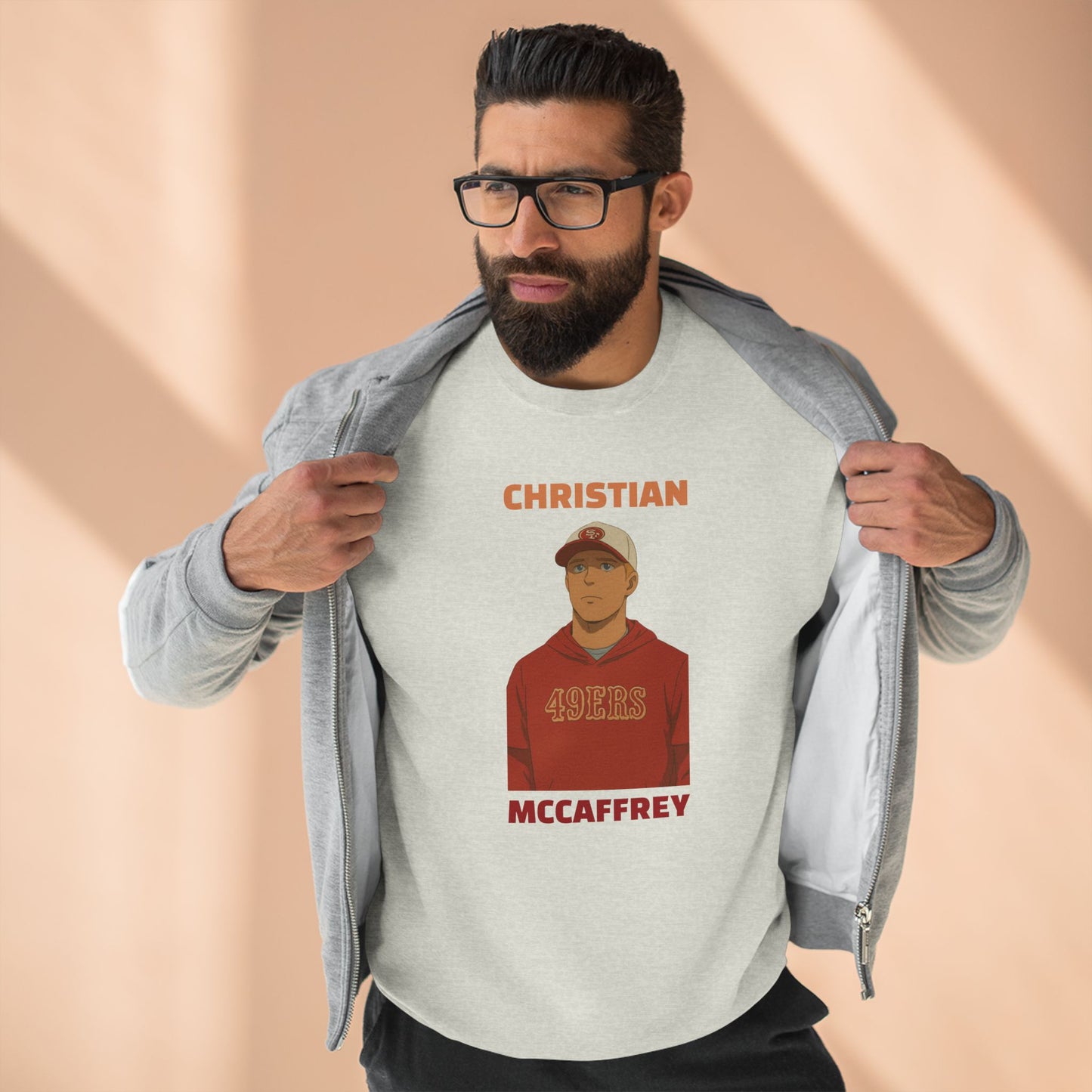 Anime Football 'Christian McCaffrey' Crewneck Sweatshirt