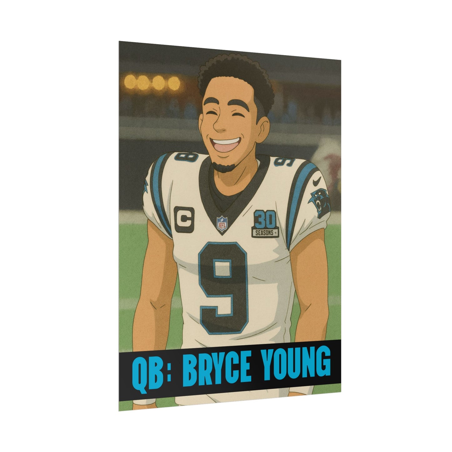Loco Fits Anime Football 'Bryce Young' Poster